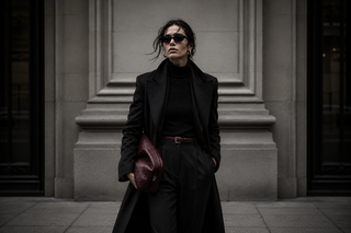 Contemporary and vintage women's fashion featuring elevated tailoring, statement pieces, and luxury wardrobe essentials. 