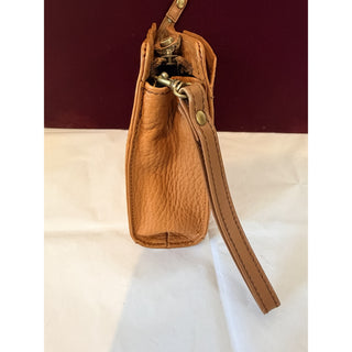 Heritage Cognac Leather Wristlet | Authenticated Vintage Pre-1999