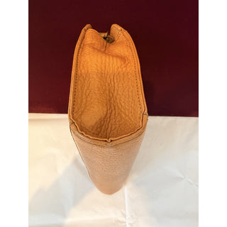 Heritage Cognac Leather Wristlet | Authenticated Vintage Pre-1999