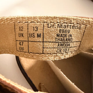 Vintage Brown Leather Fisherman Sandals Men’s | US 13