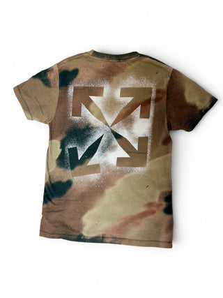 Spray Camouflage Arrow T-Shirt | Khaki Multi | Medium