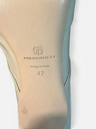 Prima Patent Leather Mary Jane Pumps Sand | EU 42 (US 11)