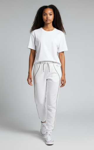 Nike Air Corduroy Fleece Sweatshirt & Jogger Set Pure Platinum Women’s | Medium