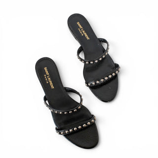 Gia Stud Slide Sandals Black | EU 37.5 (US 7–7.5)