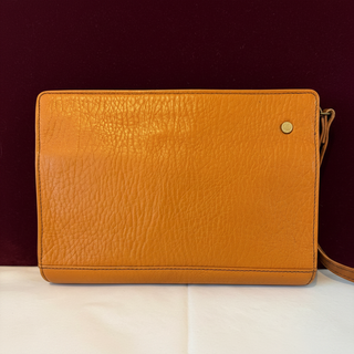 Heritage Cognac Leather Wristlet | Authenticated Vintage Pre-1999