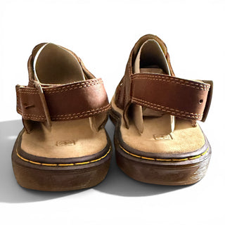 Vintage Brown Leather Fisherman Sandals Men’s | US 13