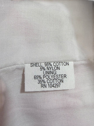 Rope Print Textured A-Line Mini Skirt Pink White | US 8