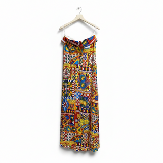 Seven Wonders Saphira Maxi Dress Phaedra Citrus Tile Print Strapless Maxi | Small
