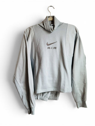 Nike Air Corduroy Fleece Sweatshirt & Jogger Set Pure Platinum Women’s | Medium