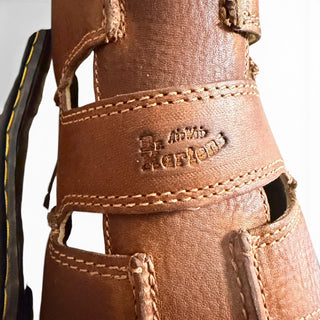 Vintage Brown Leather Fisherman Sandals Men’s | US 13