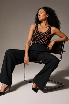 Mirror-Embellished Top