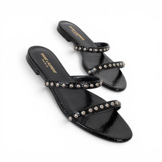 Gia Stud Slide Sandals Black | EU 37.5 (US 7–7.5)