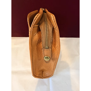 Heritage Cognac Leather Wristlet | Authenticated Vintage Pre-1999