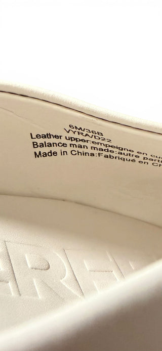 Paris Vyra Leather Pearl Trim Pointed-Toe Flat Mules Ivory | US 6
