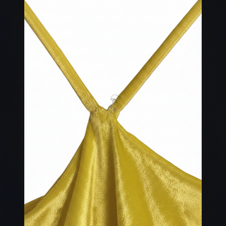 Devoré Classical Statue Motif Silk-Blend Maxi Dress Chartreuse | IT 42